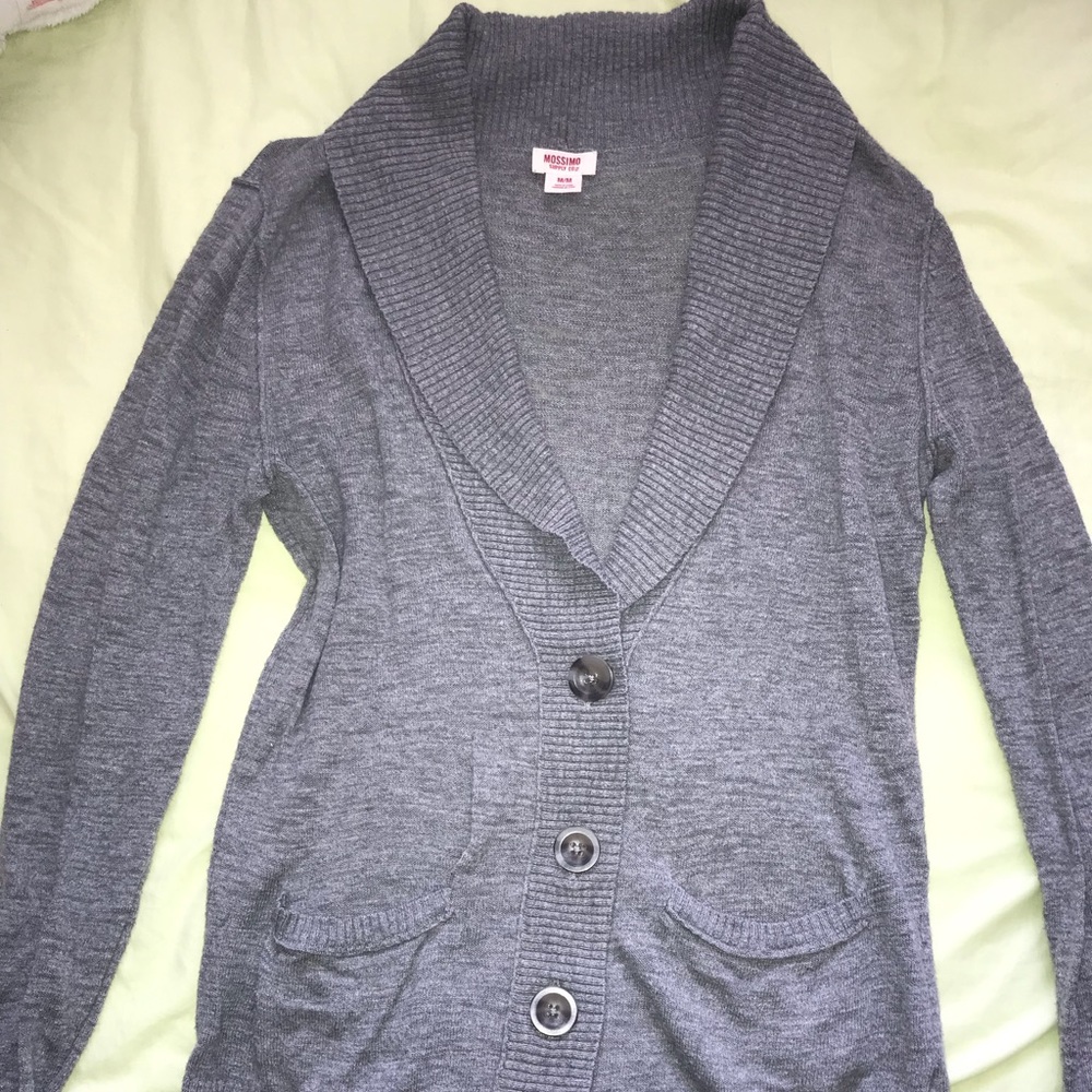 Gray Cardigan